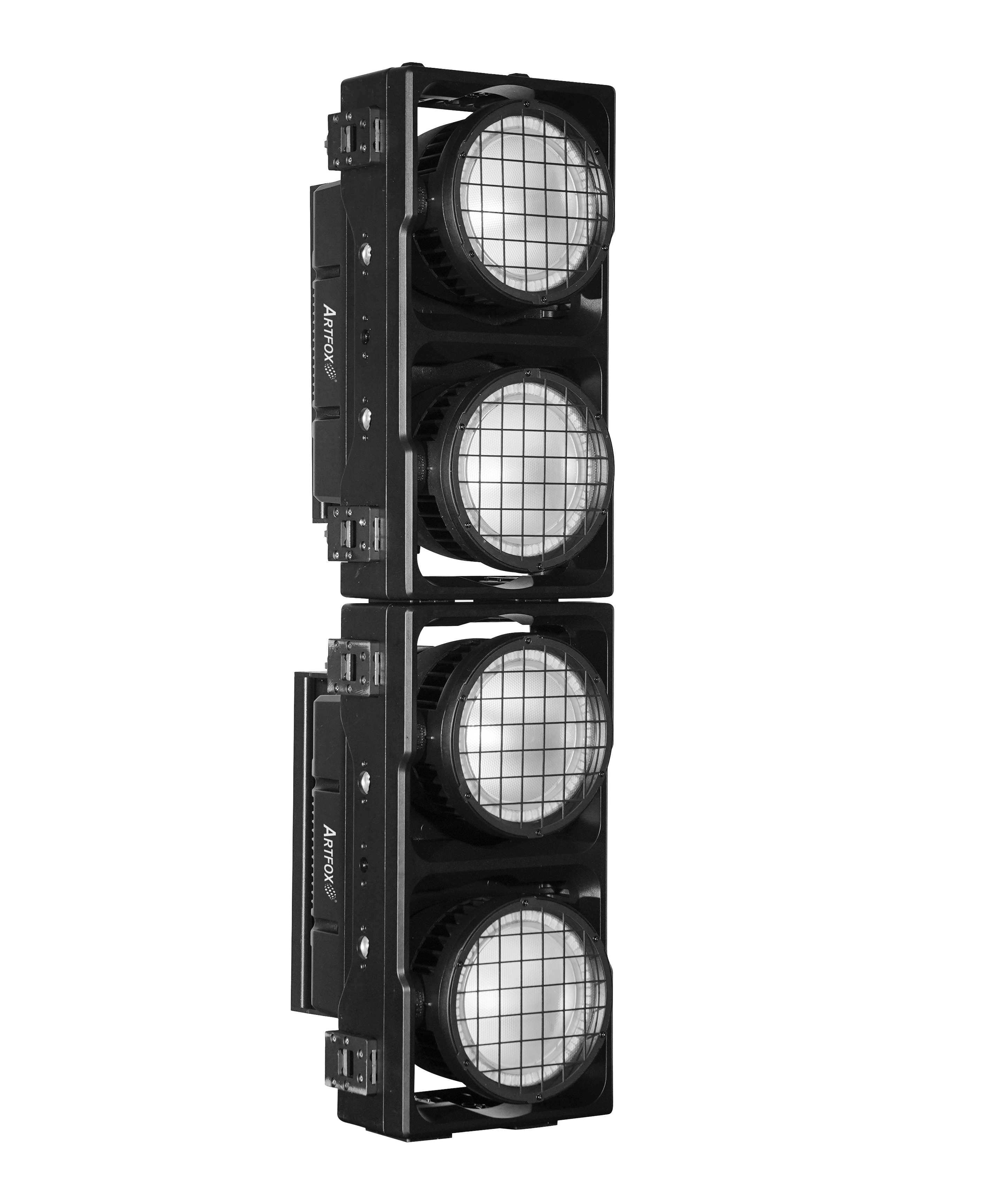 Matrix Blinder Light:2x475w RGBALC 6 colors-in-1, 120x0.2w RGB ring LEDs, IP65